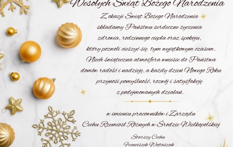 Świąteczne Życzenia Bożonarodzeniowe.